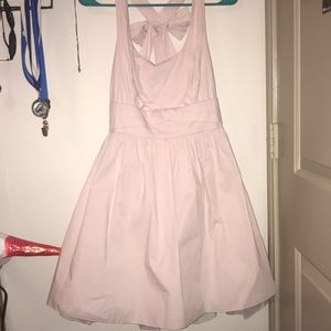 Pink short cocktail dress